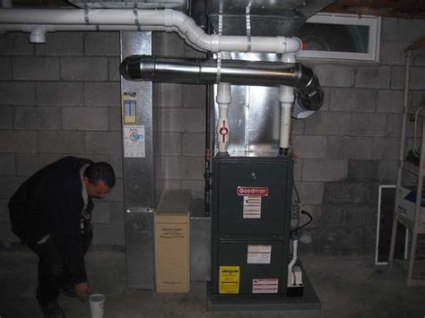 Heating Goodman 95 Gas Furnace Installation In Newark New York