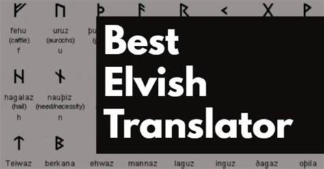 How To Translate Elvish Online Knowledge Peaks