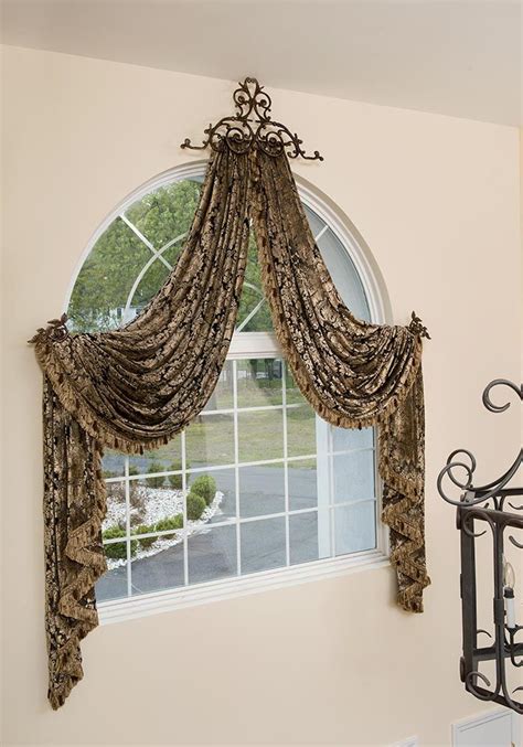 Arched windows may seem difficult to cover, but custom arched window treatments are simple and beautiful. Arched Window Treatments - Klima Design Group | Arched ...