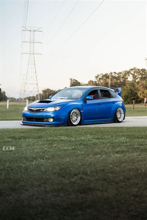 The body's an impreza sedan at heart; Subaru WRX STI Hatchback - CCW Classic Twist Wheels
