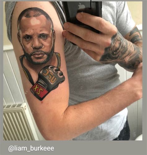 Pic Still Cant Decide If This Tattoo Of Daniel Cormiers Face Is