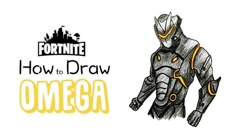 How To Draw The Omega From Fortnite Youtube