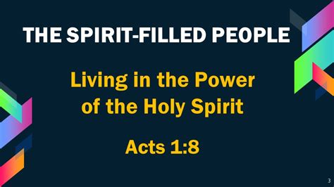 The Spirit Filled People Living In The Power Of The Holy Spirit Elim