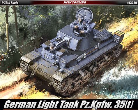 German Light Tank Pzkpfw 35t Academy 13280 English