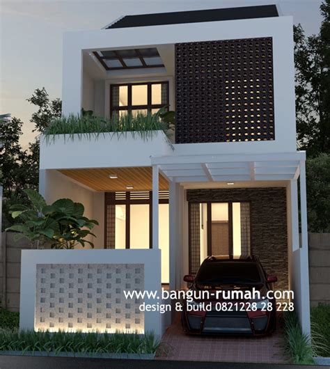 Desain rumah dengan garasi dan carport. Desain Rumah Mungil di Kemayoran Jakarta Pusat | Ukuran ...