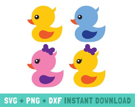 Duck Svg Rubber Duck Svg Duck Png Baby Ducks Svg Rubber Etsy New Zealand