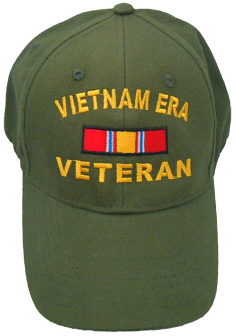 Vietnam Era Veteran Od Green Baseball Cap Military Vet Adjustable One