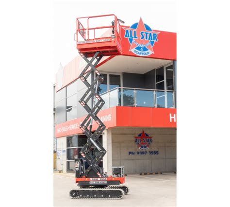 Athena 870 Track Mounted Scissor Lift All Star Access Hire And Scaffold
