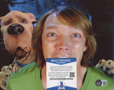 Matthew Lillard Signed Scooby Doo 2 Monsters Unleashed 8x10 Photo