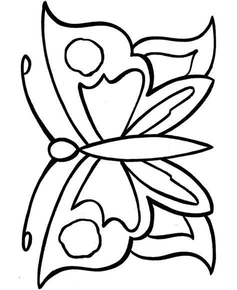 Collection by coloring page land. Free Printable Butterfly Templates - Coloring Home
