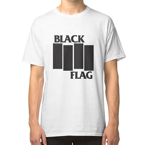 Black Flag Band Logo T Shirt Fruugo Se
