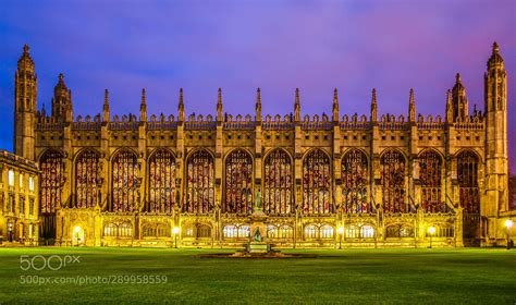 Kings College Chapel Cambridge University England By Sunj99