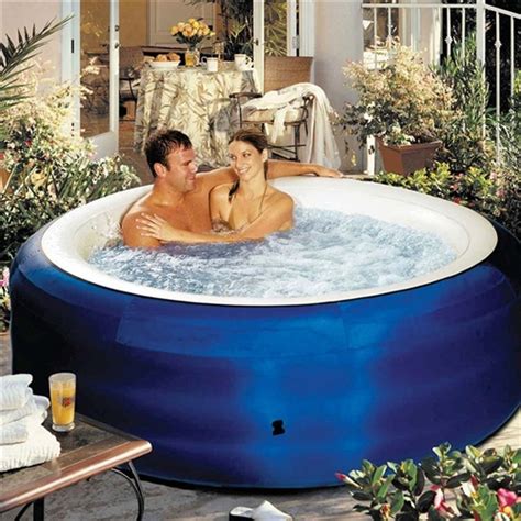 Such underwater devices, which offer a soothing bubble massage, are similar to dry neck and shoulder massagers. Spa2Go Portable Spa (Blue) | Portable Hot Tub