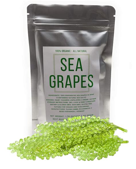 Organic Umibudo Sea Grapes Delicious Green Caviar