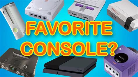 Whats Your Favorite Video Game System Youtube