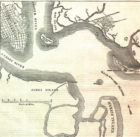 Attack On Fort Sumter Map