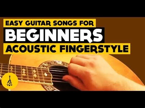 When i was just starting out with the guitar i was anxious to get going right away and start playing songs asap. Easy Guitar Songs For Beginners Acoustic Fingerstyle | "Hallelujah" Chords Guitar Lesson - YouTube