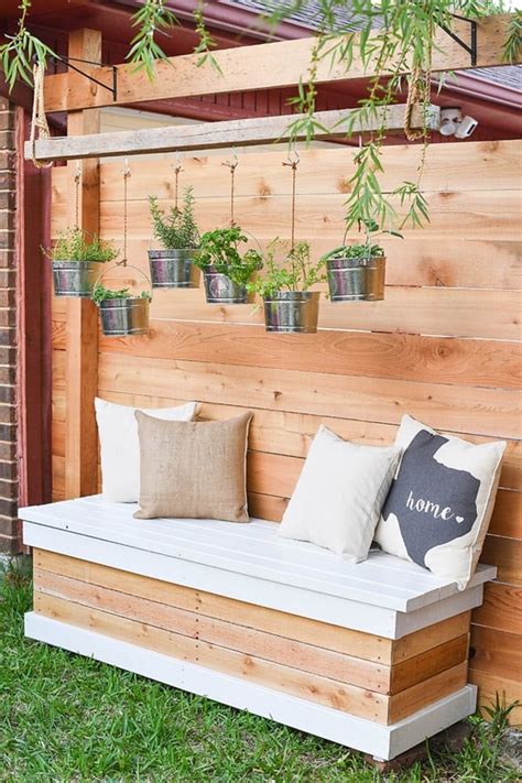 Fibreboard, paper foil, plastic foil panel: 33 Best DIY Bench Ideas For Extra Seating & Storage ...