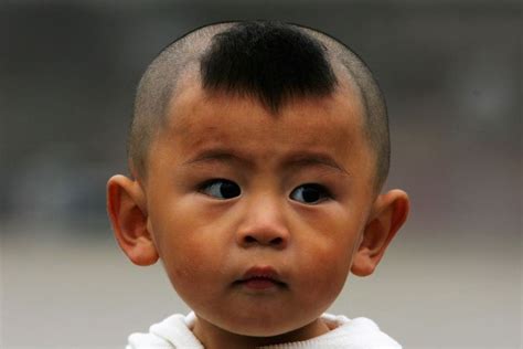 A Young Chinese Boy Sports A Traditional Hairstyle Abc News