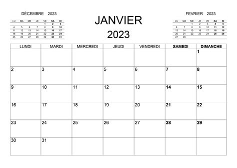 Calendrier Janvier 2023 A Imprimer 48ld Michel Zbinden Fr Images