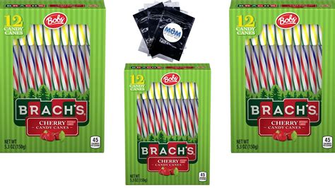 Brachs Cherry Candy Canes 3 Pack 53oz 12 Canes Plus 3 My Outlet