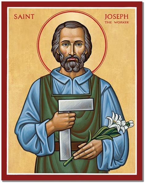 Men Saint Icons St Joseph The Worker Icon Monastery Icon