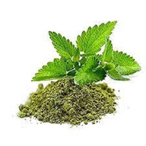 Green Tulsi Leaf Powder Ocimum Tenuiflorum Holy Basil Packaging