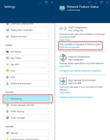 Maybe you would like to learn more about one of these? Integrate an app with an Azure Virtual Network | Microsoft ...
