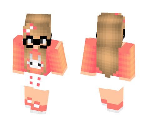 Download Nerdy Girl With Glasses Minecraft Skin For Free