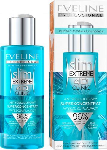eveline cosmetics slim extreme 4d clinic anti cellulite slimming super concentrate 150 ml