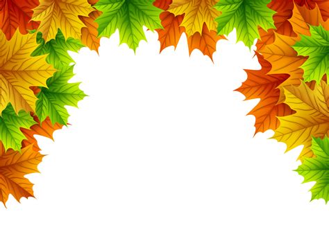 autumn leaves decorative top border png image gallery yopriceville high quality images and