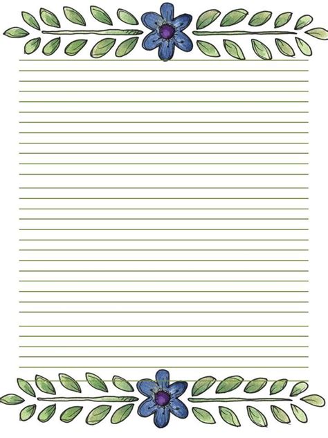 59 Best Stationery Printable Images On Pinterest Writing Papers