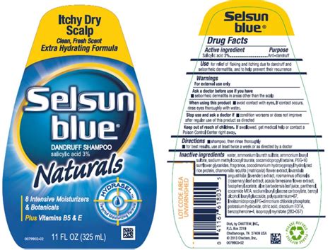 NDC 41167-6180 Selsun Blue Naturals Itchy, Dry Scalp ...