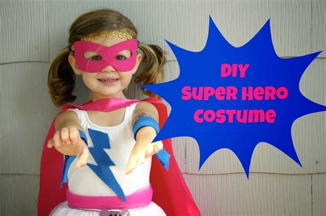 Diy Super Hero Costume For Girls The Chirping Moms