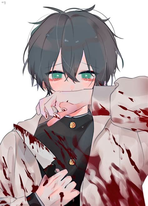 あかん😈 On Twitter Yandere Anime Cute Anime Boy Dark Anime Guys