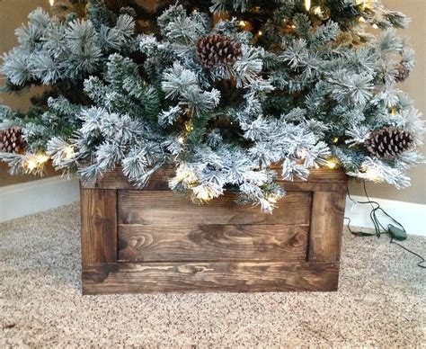 ** *simple assembly required *** this item will. FOLDING Wood Christmas Tree Box Stand. Wood Tree Skirt ...