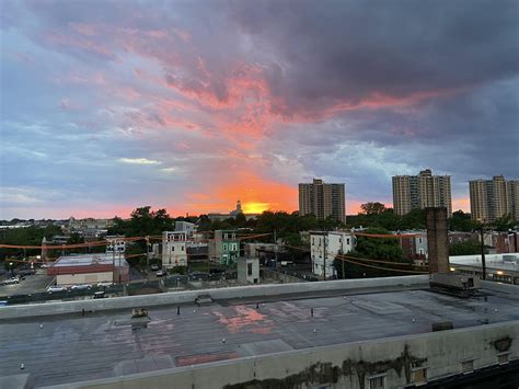 Sunset After The Storm Rphiladelphia