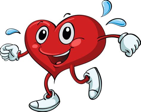 Heart Healthy Exercise Cartoon Health Care Guide Pinterest Heart