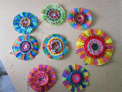 Thinkcreateart Paper Weaving Weaving Paper Plates
