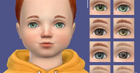 Sims 4 Ccs The Best Toddler Eyes By S Club Sims The Sims Bebè
