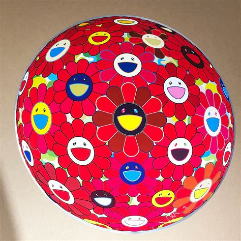 Takashi murakami (村上 隆, murakami takashi, born february 1, 1962) is a japanese contemporary artist. Takashi Murakami // Red Flower Ball (3D) // 2013 ...