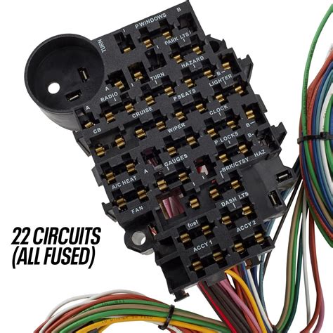 22 Circuit Universal Wiring Harness D And C Extreme Industries