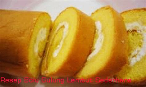 Bolu gulung sering dikenal sebagai jam roll, atau jelly roll di amerika serikat. Resep Bolu Gulung Lembut Sederhana
