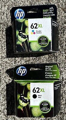 Genuine Hp Xl Black Xl Tri Color Ink Cartridges Combo Pack