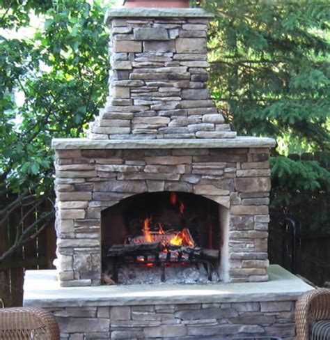 Outdoor Fireplace Kits Masonry Fireplaces Easy Installation