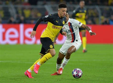 Jadon Sancho Vs Psg Pictures and Photos - Getty Images in ...