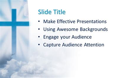 Free Cross Powerpoint Template Free Powerpoint Templates