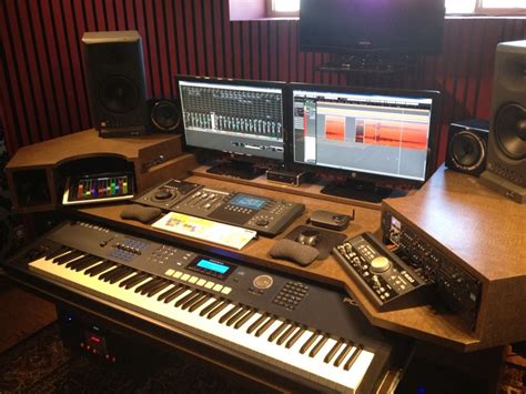 Music studio setup for producers diy home studio tour 2021. FINALLY building my new studio desk! - Gearslutz.com | Studio desk, Music studio room, Studio room
