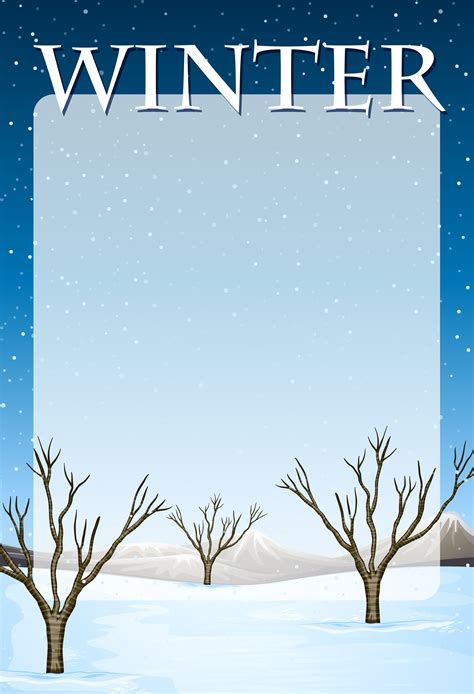 Border Design With Winter Theme 367137 Vector Art At Vecteezy