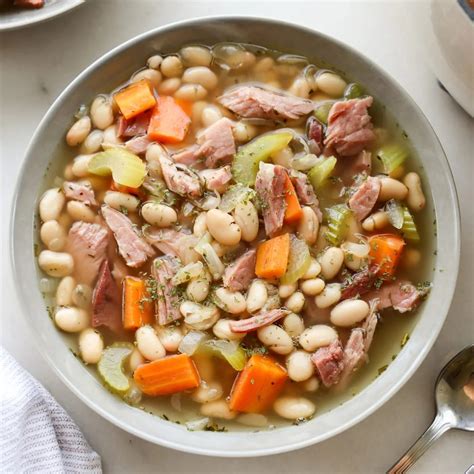Classic Ham And White Bean Soup Cook At Home Mom